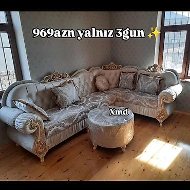 Divan və kreslo dəstləri: Künc divan dəstləri – klassik və modern dizayn seçimləri — 3