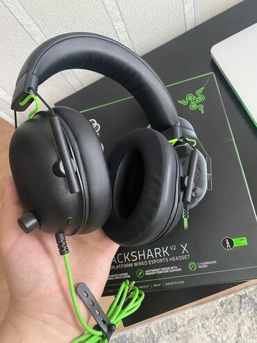 Наушники: Полноразмерные, Razer, Б/у, Проводные, Геймерские