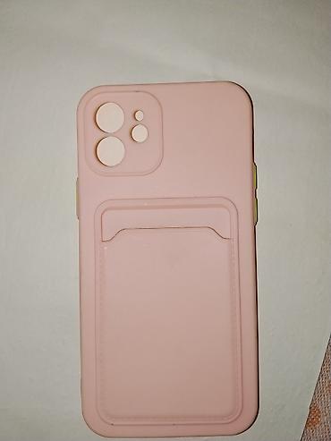 iphone 6 s kabro: Kart bölməsi olan iPhone 13 Açıq çəhrayı rəngli, yumşaq materialdan — 2
