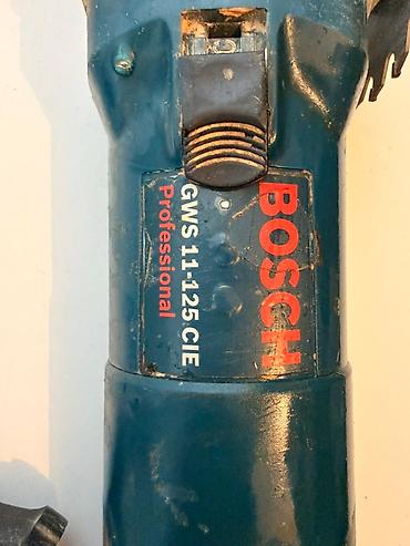 Alətlər: Bosch GWS 11-125 CIE Professional künc cilalama maşını (laqonda) 1100 — 3