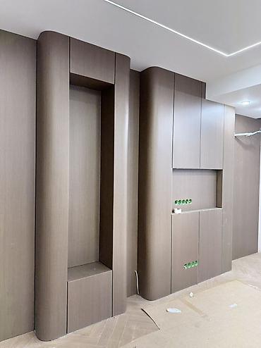 Фасадные сэндвич панели: Декоративные стеновые панели с скрытым стыком (рейки/фальшшвы) - — 7