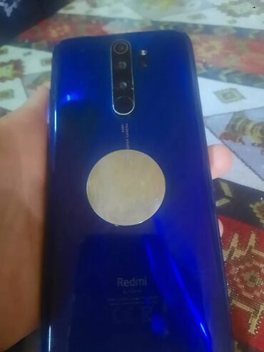 redmi 8 pro: Xiaomi Redmi Note 8 Pro, 64 GB, rəng - Göy, 
 Qırıq, Barmaq izi, Face ID
