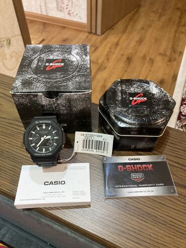 кол саат: Спорттук саат, Casio (G-Shock), Суу өткөрбөөчү, Асыл нуска, Эркектердики, Жаңы