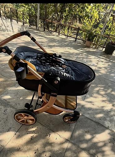 Kidilo çoxfunksiyalı uşaq arabası - 2-in-1 sistem: beşik tipli lyulka