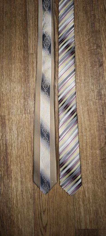 Галстуки, запонки: Галстуки мужские, новые. - Классические однотонные сатиновые — 3