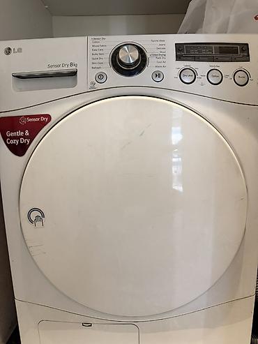 Сушилки: LG Sensor Dry 8 kq paltarqurudan Xüsusiyyətlər: - 8 kq tutum - Sensor — 3