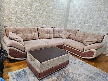 ucuz masa: Künc divan dəsti - Forma: L-şəkilli künc divan, geniş oturacaq sahəsi — 3