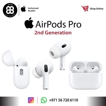 apple nausnik qiymeti: AirPods Pro 2nd generation 1 il zəmanət verirlir