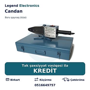 kreditle drel: Elan başlığı: Qaynaq aparatı Candan, 200 V Elan mətni: Candan boru — 1