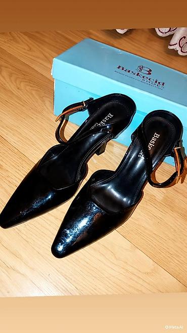 ayyaqqabı: Baskecid Shoes qadın ayaqqabısı - Model: qara laklı (parlaq) dəri — 3