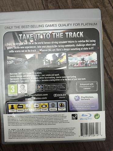 playstation divan: Məhsul: Gran Turismo 5 – Platinum (PS3, Blu-ray disk) Təsvir: - — 4