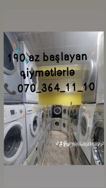 polis masini: Tam işlək paltaryuyan maşınlar zəmanətlə verilir Ünvan qara Qarayev