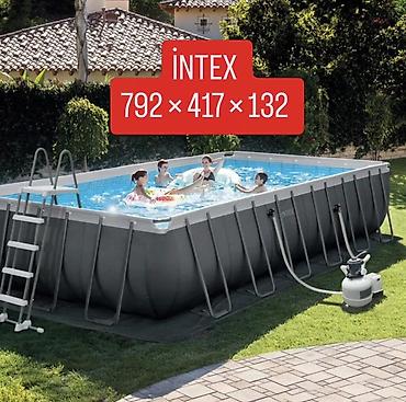Karkas hovuzları: Yeni Karkas hovuzu Intex, 9.1 - 10 m, ≥ 5001 l — 1