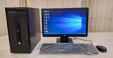 Masaüstü kompüterlər və iş stansiyaları: Hp prodesk 400 G2 MT Orjinal Hp zavod zborkasıdır. Heç bir problemi