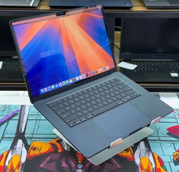 компьютеры полный комплект: Ноутбук, Apple, 8 ГБ ОЗУ, Apple M2, 15.4 ", Б/у, Для несложных задач, память SSD