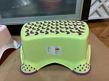 Ostali dečiji nameštaj: Dečiji dvostepenička/klupica za penjanje - Stabilna plastična klupica — 6