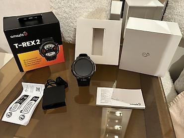 agilli saat: Amazfit T-Rex 2 ağıllı saat 1il işlənmiyib korpusu çox səliqəlidir — 1