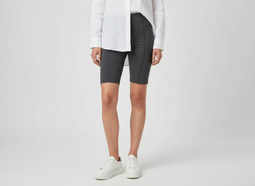 krótkie spodenki do rajstop: SZACHOWNICA, Leggings Shorts for women, size M