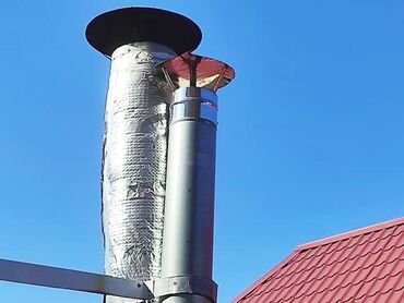 Другие стройуслуги: Монтаж дымоходов на крыше и через дом.Утепление,замена — 6