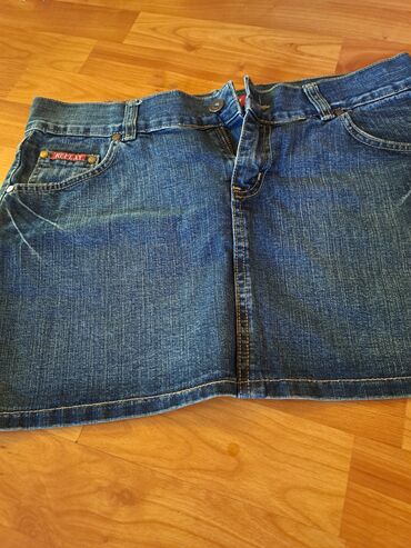 pepe jeans suknje: XL (EU 42), Mini, color - Blue