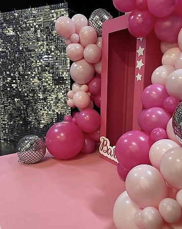 картонный домик: Barbie-Box - Барби бокс Фото-зона/стойка в стиле Barbie — большая — 8