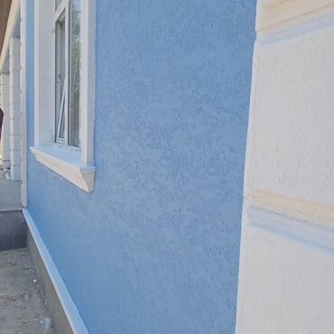 Fasad işləri: •Fasadda müxtəlif naxış formasında Tarsofka, Boya, Reng, Dekorativ — 15