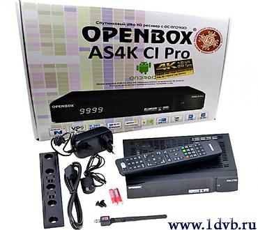 iptv aparatı: Krosna Openbox AS4K PRO CI ULTA IPTV Android Aparat Tuner — 1