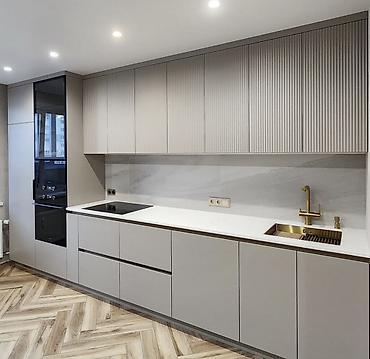 tankdakı qarderob: Müasir dizaynlı modullu mətbəx mebeli komplekti - Üslub: minimalist — 1