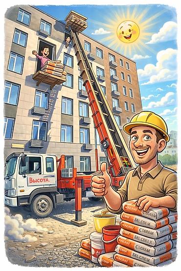 Услуги грузового подъёмника (лифтовой подъем на этаж) для
