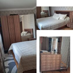 Komodlar: İkinəfərlik çarpayı, Dolab, Termo, 2 tumba, İşlənmiş