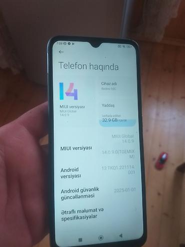 masa ustu konputer: Redmi 10C, 128 GB, rəng - Yaşıl, Sensor, Barmaq izi, İki sim kartlı — 5