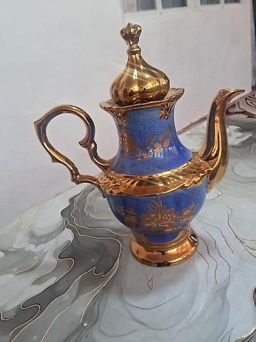 Qab-qacaq və mətbəx ləvazimatları: Mavi-çəhrayı tonlarda 6stekan tuturhec islemeyib - Material: parlaq — 2