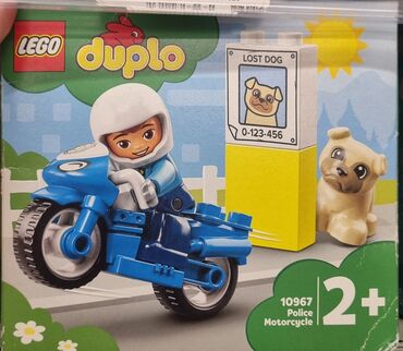 ox və kaman satışı: Lego duplo sadece it loqosu itib motosklet ve polisdir. yeni kimi