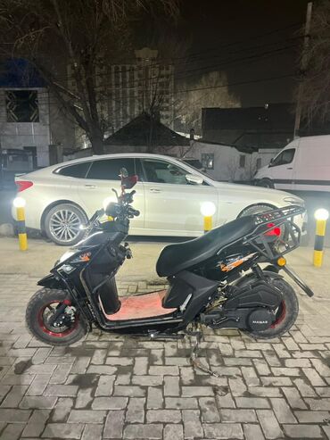 Скутеры: Скутер MANAS (чёрный), городского/полугрузового типа. Особенности и — 4