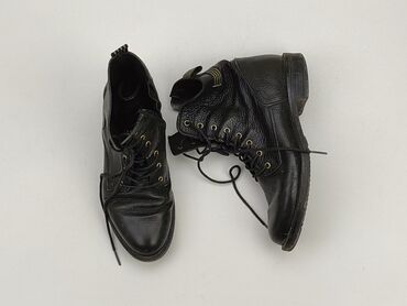 spódnice czarne skóra: Ankle boots for women, condition - Good