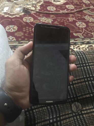 blackberry cell phone in Кыргызстан | APPLE IPHONE: Huawei Y7 | 32 ГБ цвет - Черный Б/у | Сенсорный, Отпечаток пальца, Две SIM карты