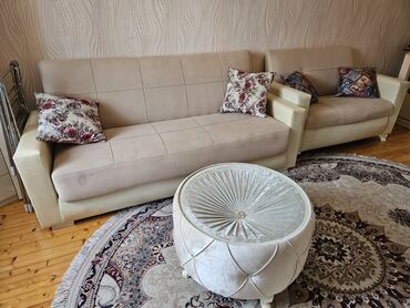 диван и 2 кресла: İşlənmiş, Divan, Pufik, Kreslo, Divan, Bazalı, Açılan