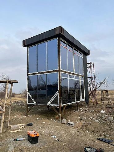 frame: Алюминиевое окно на заказ, Тип окна: Витражные, Панорамные, Фасадные, Бесплатная установка, В рассрочку — 10