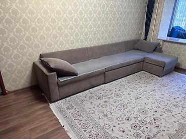 диван 4 метра: Продается угловой диван Б/у. Раскладывается есть подушки. Размер — 1