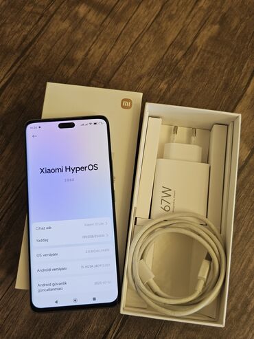 Xiaomi: Xiaomi 13 Lite, 256 GB, rəng - Göy, 
 Barmaq izi