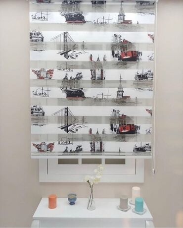 Pərdə və tüllər: Jalüz pərdə günlük storlar 1 kv 10 azn dən 45 azn dək hərnöv jalüzlər — 19