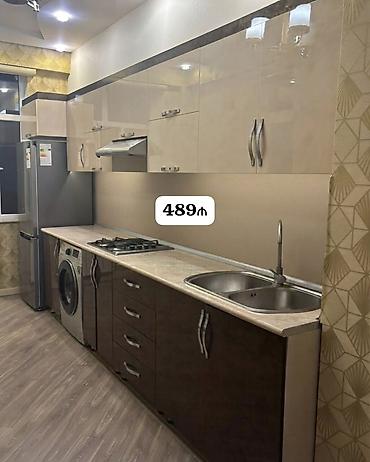 Akril Metbex mebeli üstünde qaz moyka asperator 489azn ölçü 4.40 Hezi