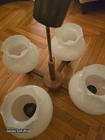 Çilçıraqlar: Çılçıraq, 4 lampa, Taxta — 2