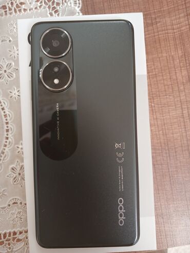 azerbaycan 2 el telefon fiyatları: Oppo A58 4G, 128 ГБ, цвет - Черный, Гарантия, Сенсорный, Отпечаток пальца