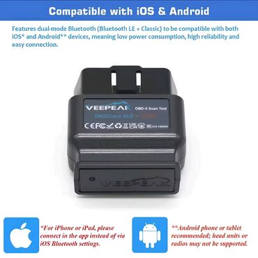Alati za automobile: NOVO - Veepeak OBDCheck BLE+ Bluetooth OBD2 za iOS & Android — 12