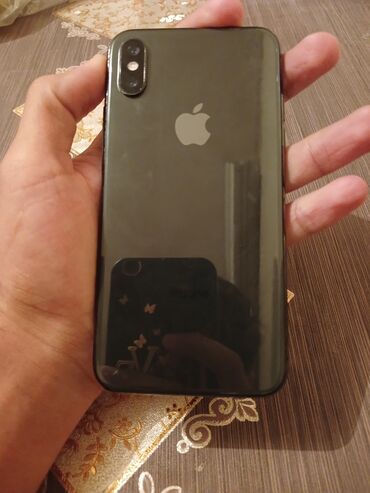 iphone 7 case: IPhone Xs, 64 GB, Qara, Zəmanət, Simsiz şarj, Face ID
