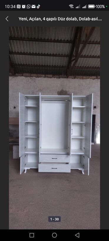 Dolablar: Yeni, Açılan, 3 qapılı Düz dolab, Qarderob, paltar dolabı, Türkiyə -da lalafo.az — 7 Dolablar: Yeni, Açılan, 3 qapılı Düz dolab, Qarderob, paltar dolabı, Türkiyə — 7