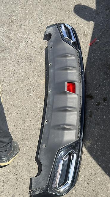 kia rio diffuser: Məhsul: Avtomobil üçün arxa bamper alt difuzoru (reflektorlu) Təsvir — 1