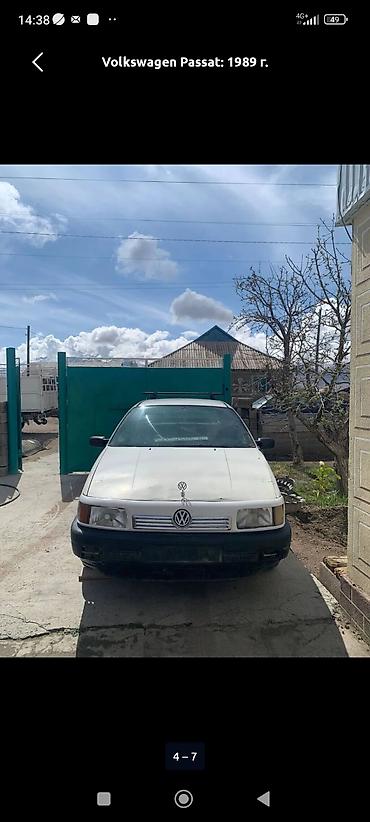 машина кузов: Volkswagen Passat: 1989 г., Механика, Седан — 4