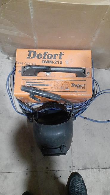 Defort DWM-210 qaynaq aparatı Yenidi 1-2defe 20deq İşleyib Kaskasıda